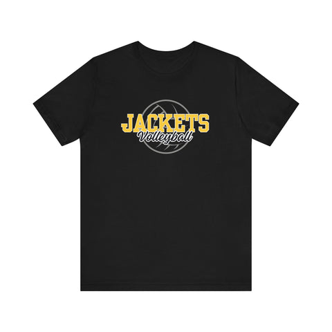 Yellow Jacket Volleyball - Adult Unisex Jersey Short Sleeve Tee