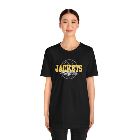 Yellow Jacket Volleyball - Adult Unisex Jersey Short Sleeve Tee