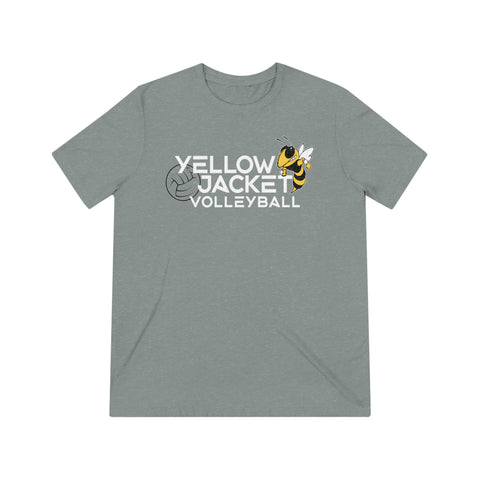 Yellow Jacket Volleyball - Unisex Triblend Tee