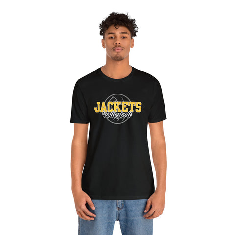 Yellow Jacket Volleyball - Adult Unisex Jersey Short Sleeve Tee