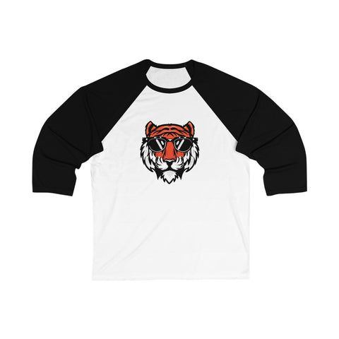 Tiger head 3\4 Sleeve Baseball Tee