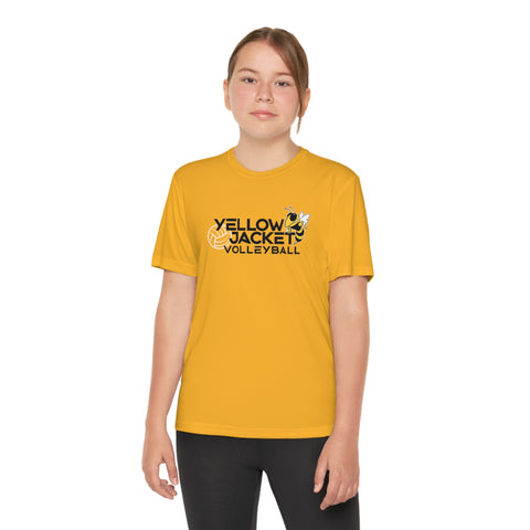 Yellow Jacket Volleyball - Youth Sport-Tek Tee