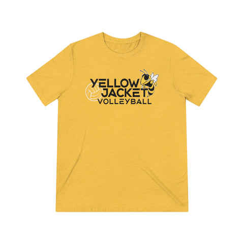 Yellow Jacket Volleyball - Unisex Triblend Tee