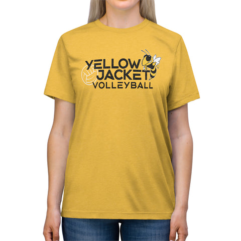 Yellow Jacket Volleyball - Unisex Triblend Tee